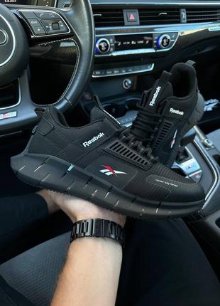 Мужские кроссовки Зимові чоловічі шкіряні черевики reebok black Minimalist