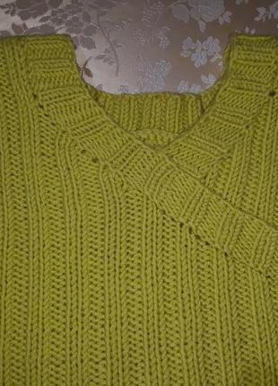 Пуловер ручной работы . размер  s (42-44 (укр))6 фото