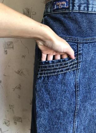 Джинсовая юбка карандаш батал джинс джинсова спідниця миди міді5 фото