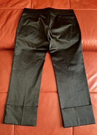 Чёрные брюки из бутика mitika, стрейч, италия, р.42/s2 фото
