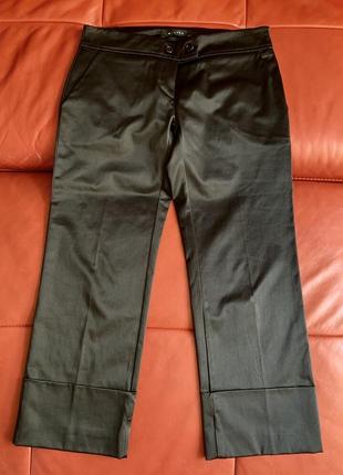 Чёрные брюки из бутика mitika, стрейч, италия, р.42/s