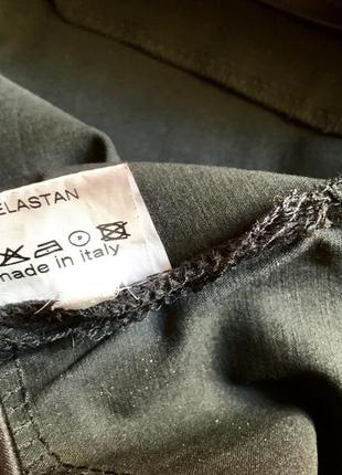 Чёрные брюки из бутика mitika, стрейч, италия, р.42/s6 фото