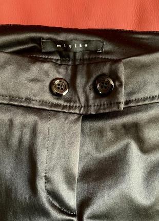 Чёрные брюки из бутика mitika, стрейч, италия, р.42/s3 фото