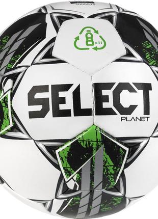 Мяч футбольный select planet fifa basic v23 (963) бело/зеленый, 5