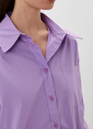 Нова лілова сорочка оверсайз2 фото