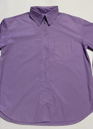 Нова лілова сорочка оверсайз3 фото
