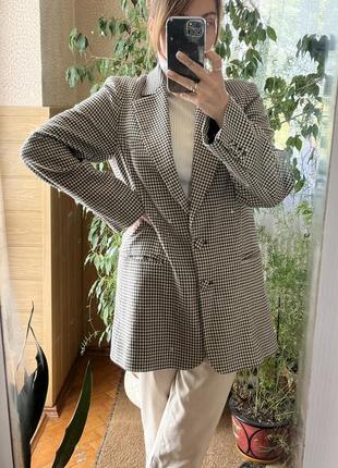 Класический пиджак zara | под винтаж