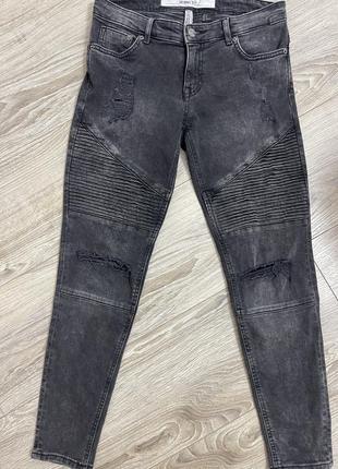 Джинсовые брюки skinny divided h&amp;m оригинал1 фото