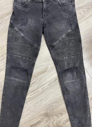 Джинсовые брюки skinny divided h&amp;m оригинал3 фото