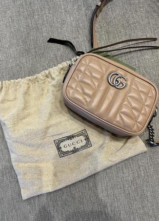 Сумка gucci gg marmont small shoulder bag оригинал