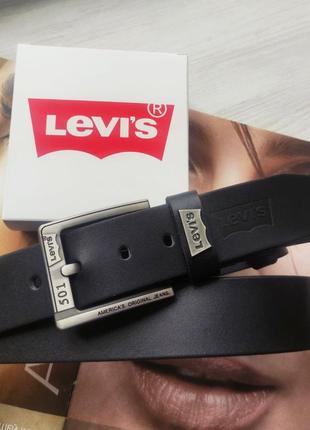Мужской ремень levis в фирменной коробке на подарок