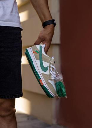 Женские кроссовки jarritos x nike sb dunk low «phantom orange malachite8 фото