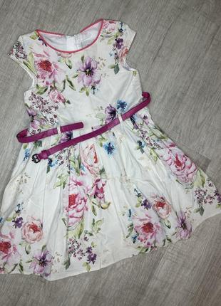 Next красивое платье на девочку 5 лет