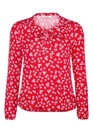 Яркая, легкая блузка с цветочным узором2 фото