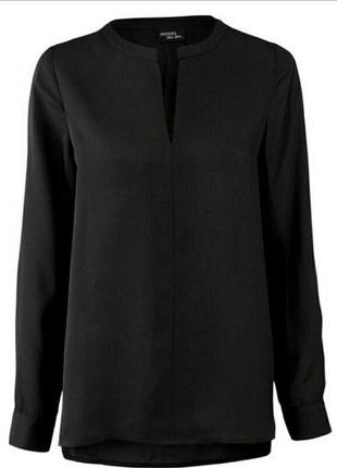 Чорна блузка довгий рукав1 фото