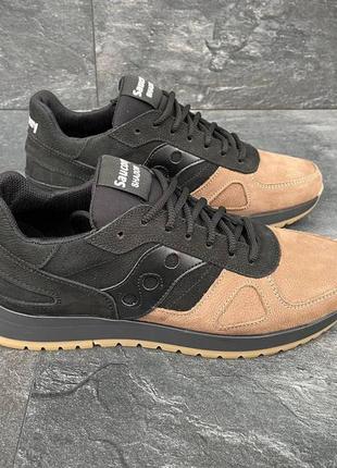 Мужские кожаные кроссовки saucony2 фото