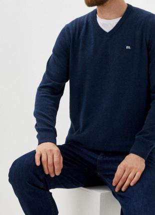 Чоловіча синя кофта світшот lacoste