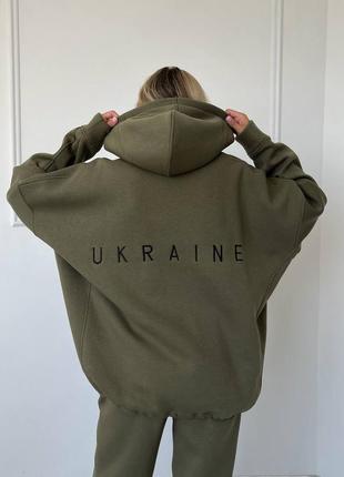 Костюм хакі ukraine тринитка піньє на флісі