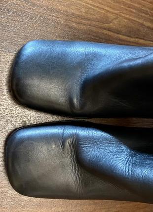 Кожаные ботинки в стиле zara5 фото