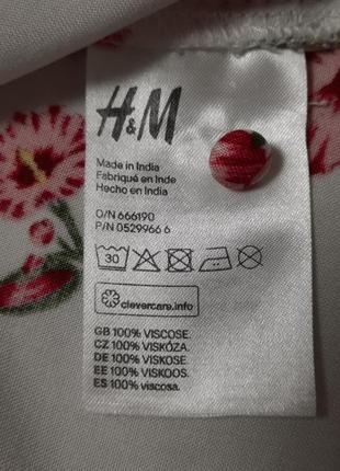 Лёгкое натуральное платье h&m, вискоза7 фото