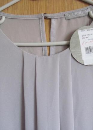 Новая серая итальянская блузка "jie clothing" р.527 фото