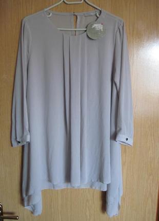 Новая серая итальянская блузка "jie clothing" р.528 фото