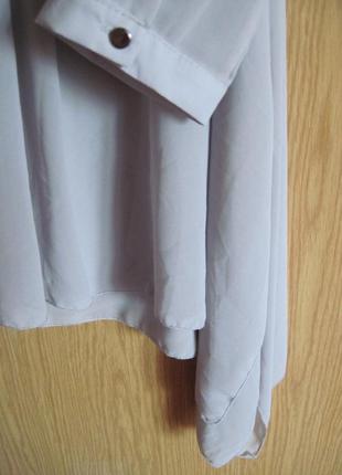 Новая серая итальянская блузка "jie clothing" р.5210 фото
