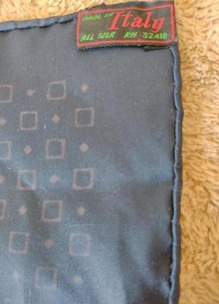 Платок для пиджака карманный платок-паше шелк.3 фото
