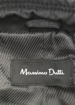 Двобортний тренч «massimo dutti»3 фото