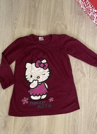 Кофта на девочку с hello kitty