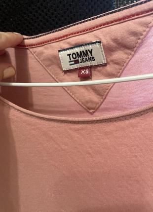 Футболка tommy jeans, пудрового цвета3 фото