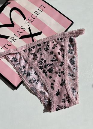 Трусики pink victoria's secret кружевные