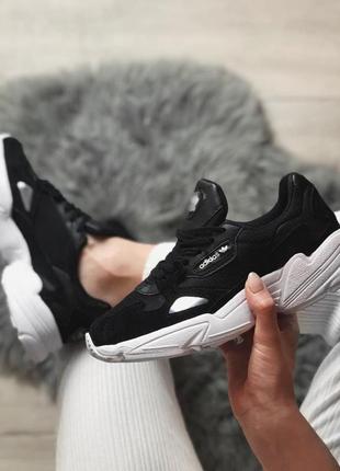 Женские кроссовки  adidas falcon black 13 фото