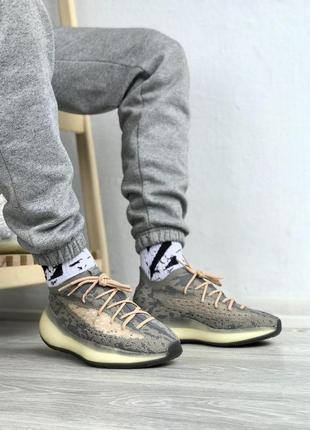 Женские кроссовки  adidas yeezy 380 light brown5 фото