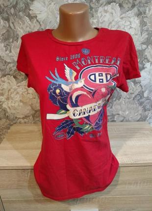 Old time hockey женская футболка размер xl красного цвета