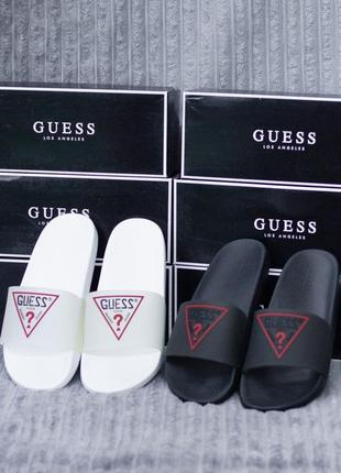 Guess enelo 2 шлепанцы тапочки гесс