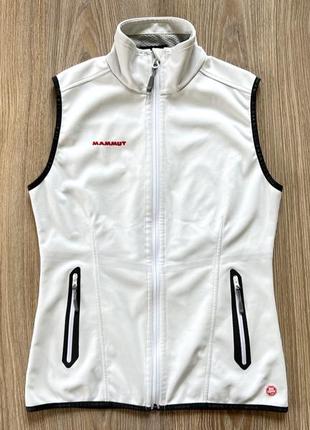 Женская софтшел жилетка mammut gore windstopper2 фото