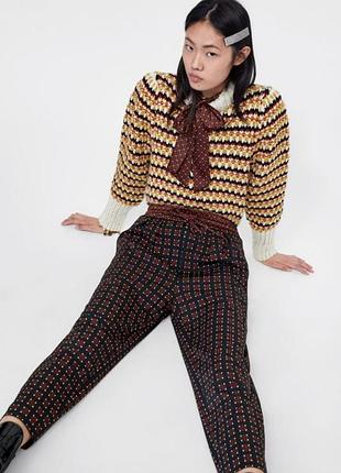 Штаны принтові від zara