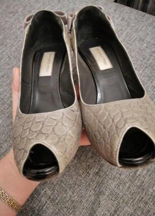 Шикарные туфли gancarlo, от vero cuoio, 37 р, кожа, italy2 фото
