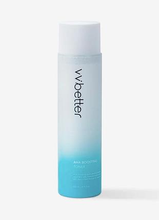 Відлущуючий тонер з aha кислотами vvbetter aha boosting toner, 200 мл