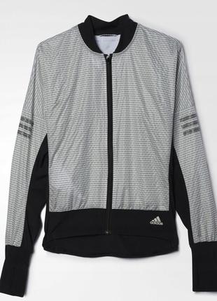 Женская спортивная куртка для бега adidas performance adizero climaproof wind р. 14/xl/426 фото