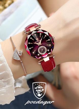 Жіночий годинник poedagar bordo наручний жіночий годинник наручний жіночий годинник годинник жіночий на руку4 фото