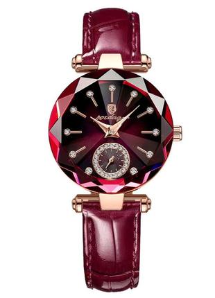 Жіночий годинник poedagar bordo наручний жіночий годинник наручний жіночий годинник годинник жіночий на руку3 фото
