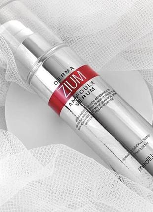 Лифтинг-ампула с ботулином и пептидами против морщин meditime botalinum derma zium ampoule serum, 100 мл1 фото