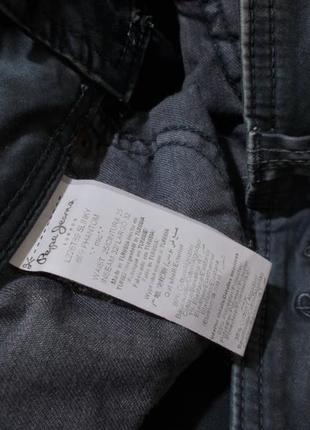 Джинсы прямые атласные легкие w25 l32 'pepe jeans london' 'slinky'5 фото