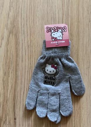 Детские перчатки hello kitty1 фото