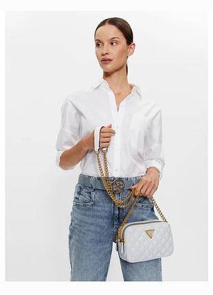 Белая сумка кроссбоди guess JBLK оригинал оригинал