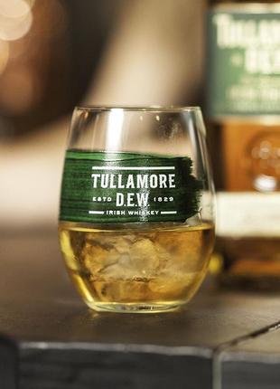 Брендовый бокал для виски tullamore dew irish whiskey heavy square glasses