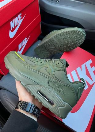 Чоловічі кросівки nike air max 90 surplus khaki м/мужские кроссовки9 фото