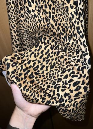 Платье туника сарафан в леопардовый принт3 фото